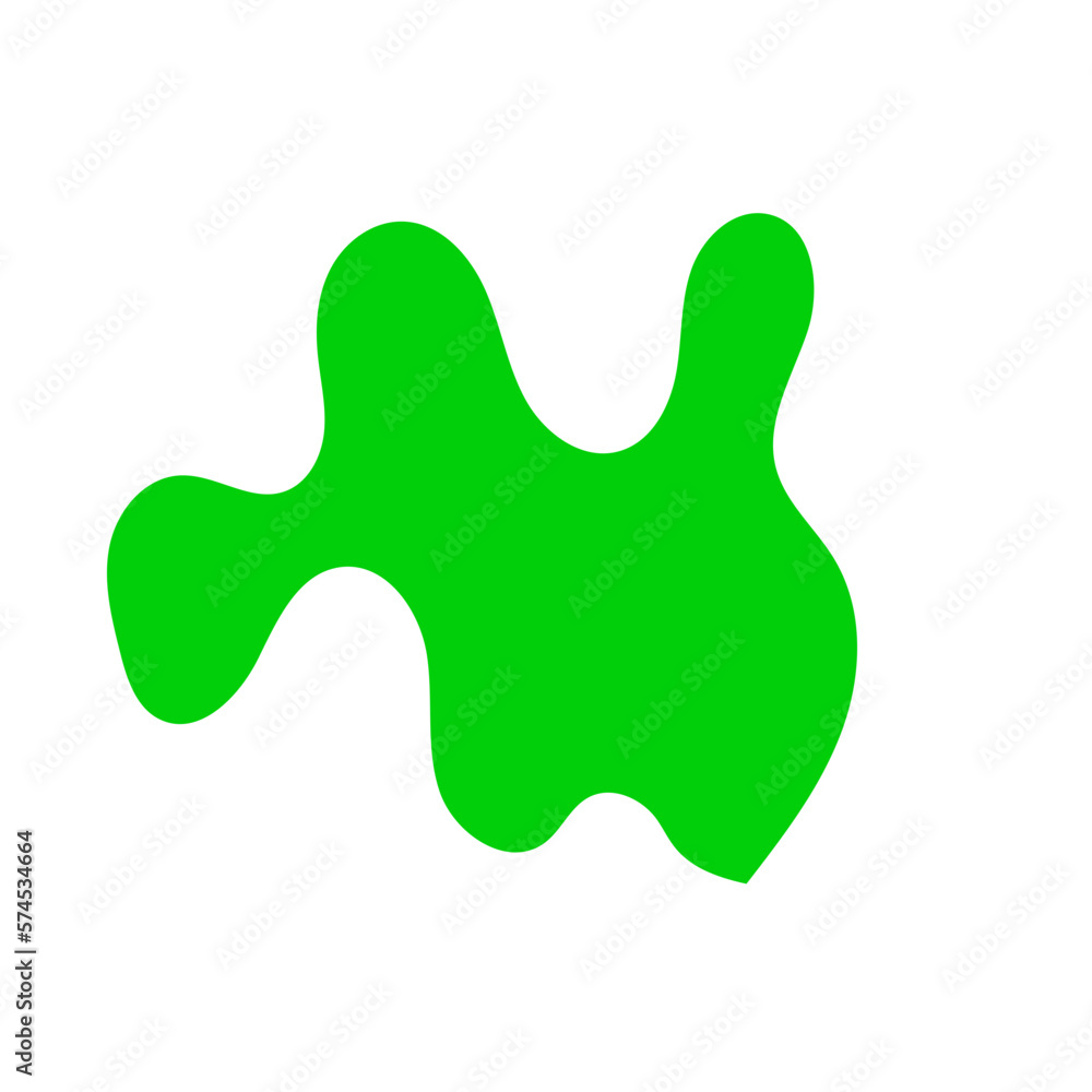 Green Abstract Shapes Decor Green Abstract Shapes Decor