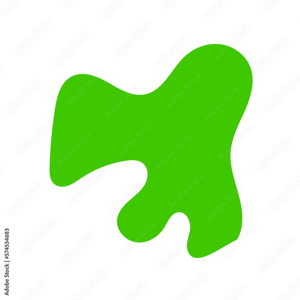 Green Abstract Shapes Decor Green Abstract Shapes Decor