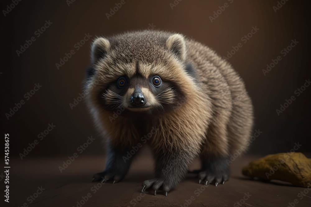 Fototapeta premium Tanuki. Generative AI.