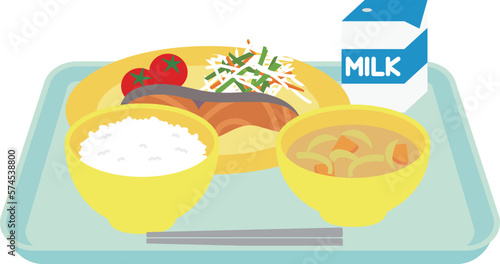 給食のイラスト