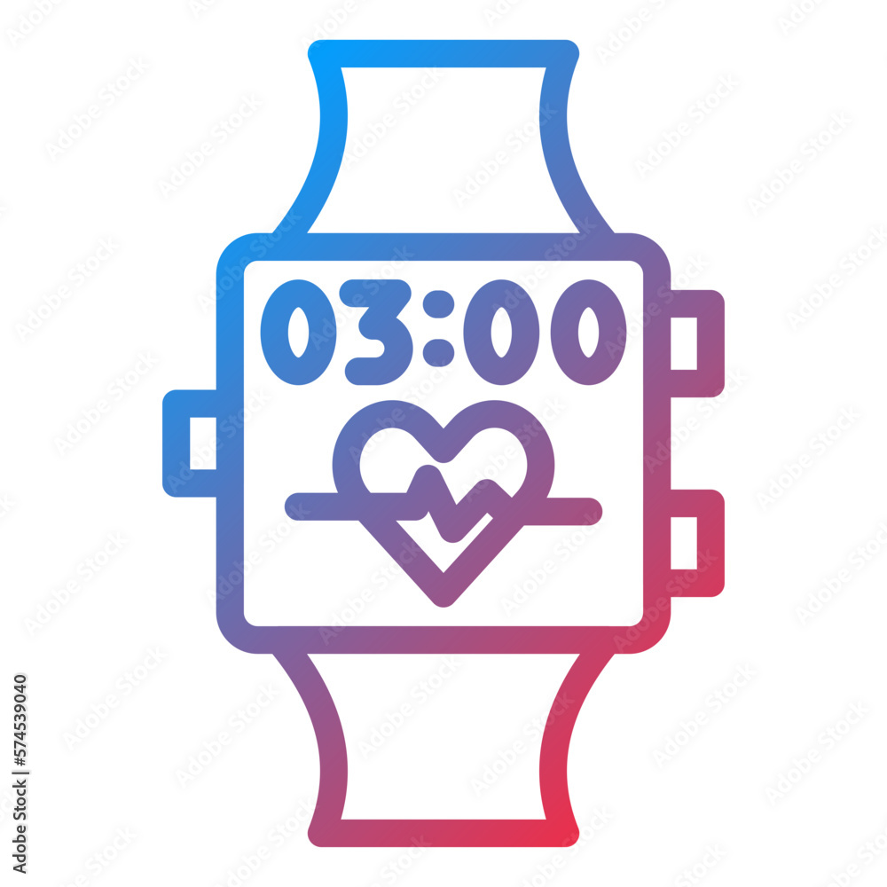 Vector Design Smart Watch Icon Style Vector Design Smart Watch Icon Style