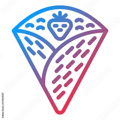 Vector Design Crepe Icon Style