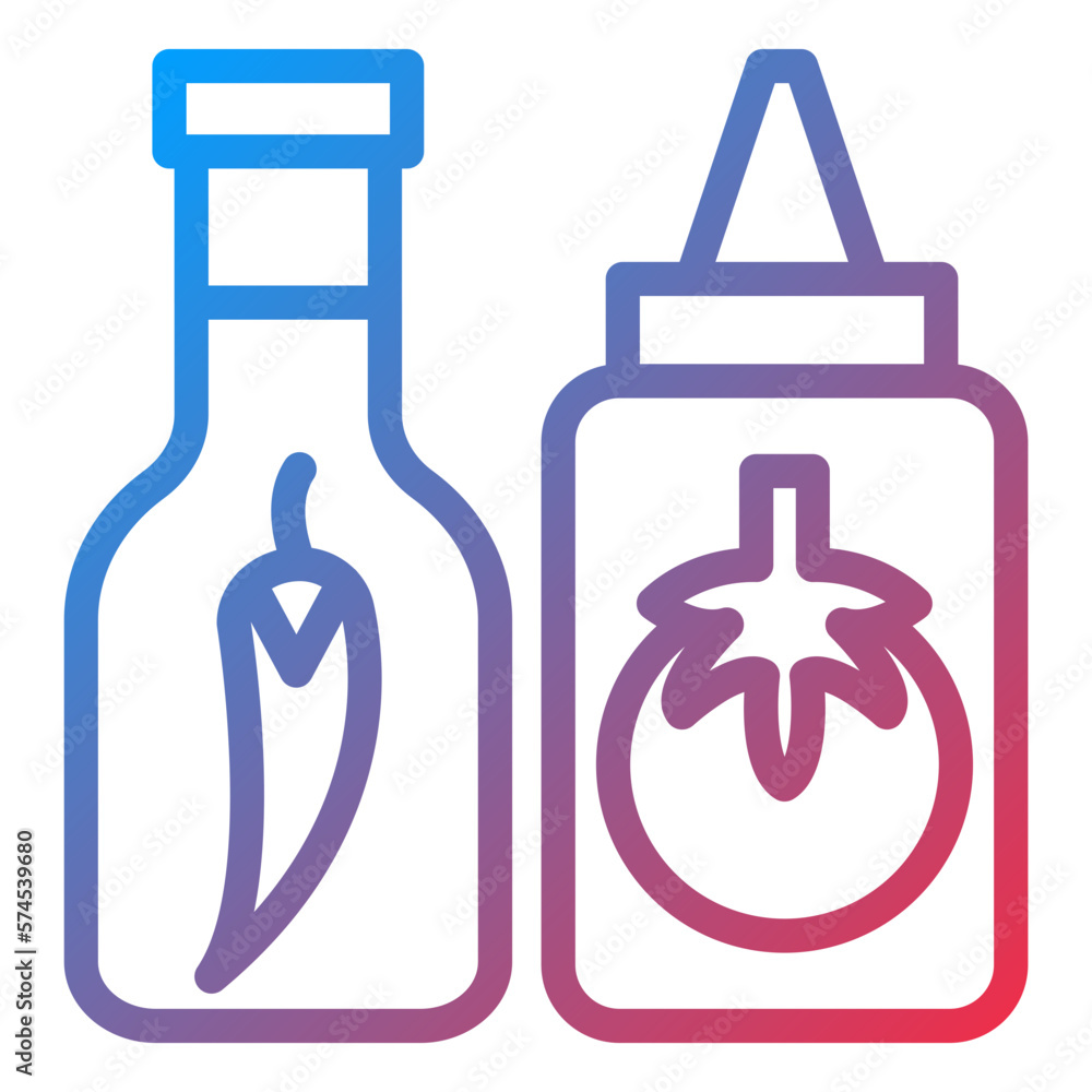 Vector Design Sauce Icon Style Vector Design Sauce Icon Style