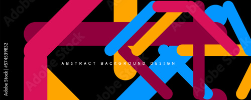Minimalist straight line abstract background. Vector Illustration For Wallpaper, Banner, Background, Card, Book Illustration, landing page