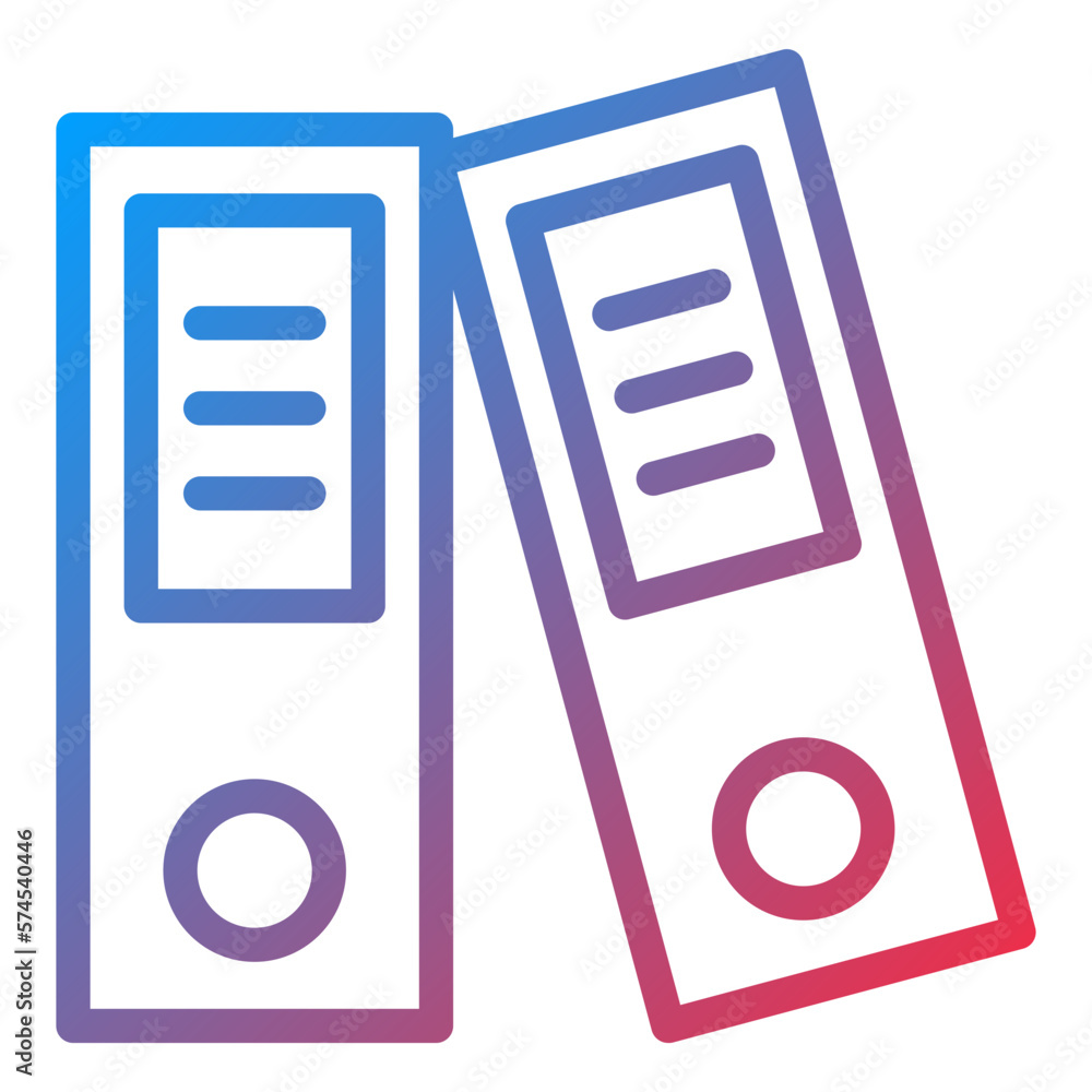 Vector Design Binders Icon Style Vector Design Binders Icon Style