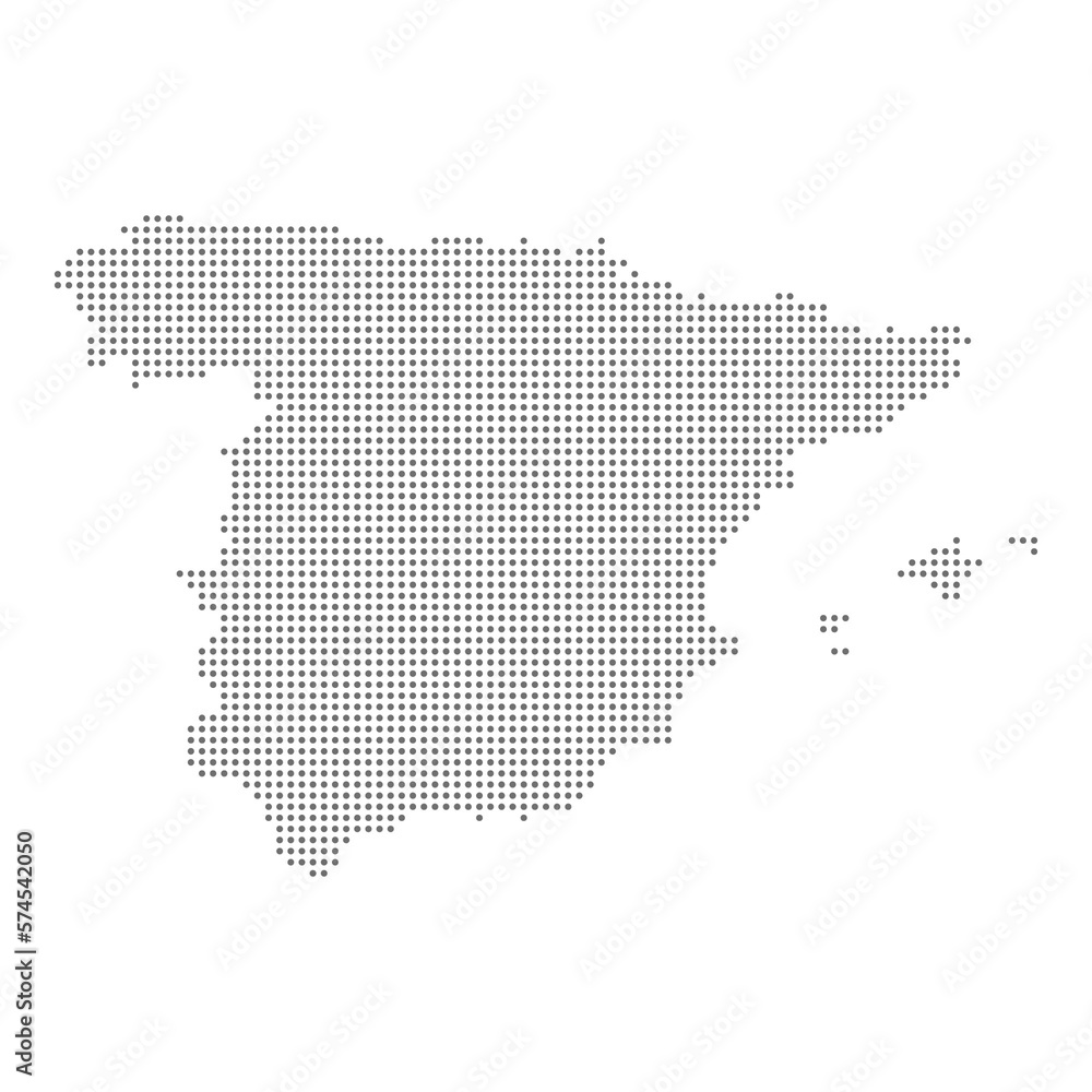 Map of Spain dot
