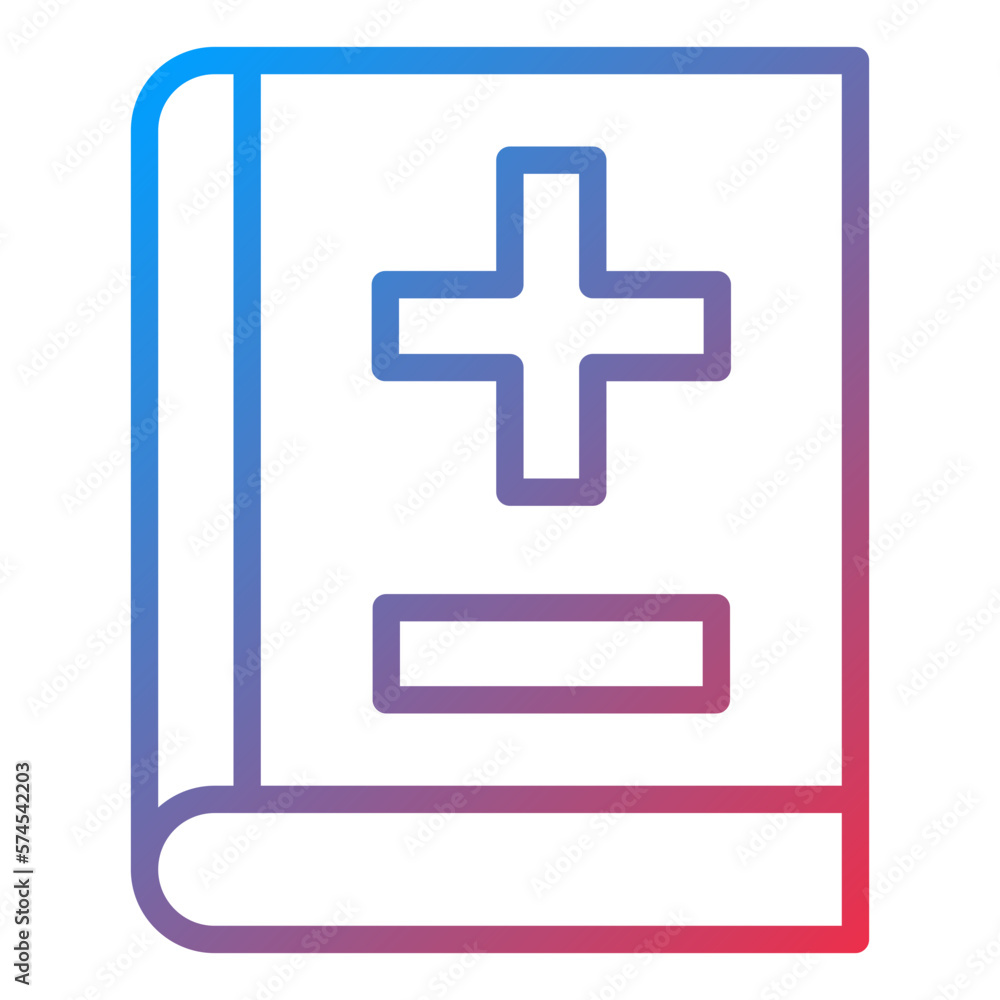 Vector Design Medical Book Icon Style Vector Design Medical Book Icon Style