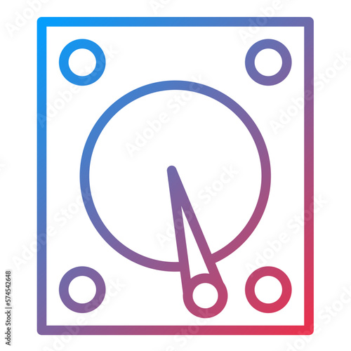 Vector Design Hard Disk Icon Style