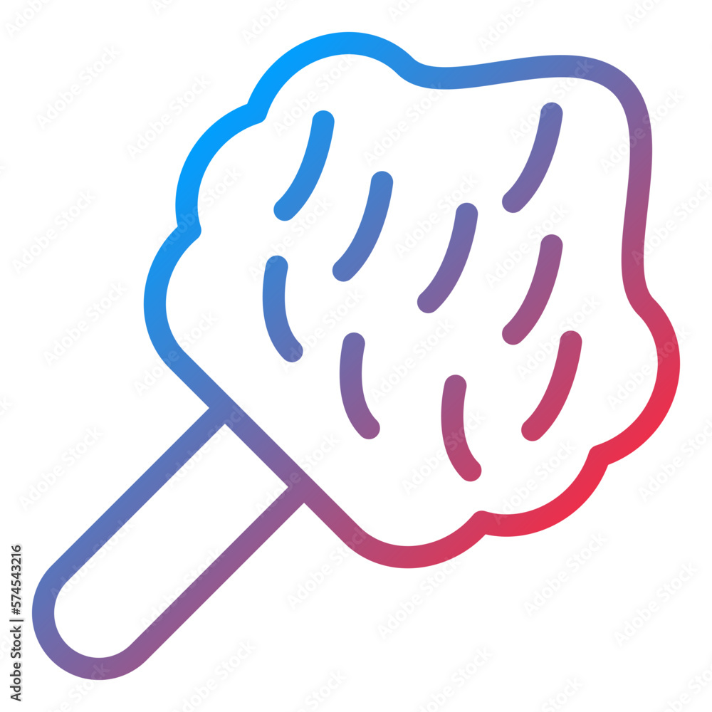 Fototapeta premium Vector Design Cotton Candy Icon Style