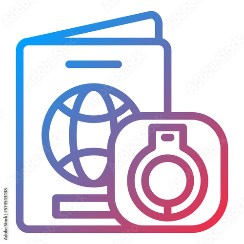 Vector Design Deported Icon Style