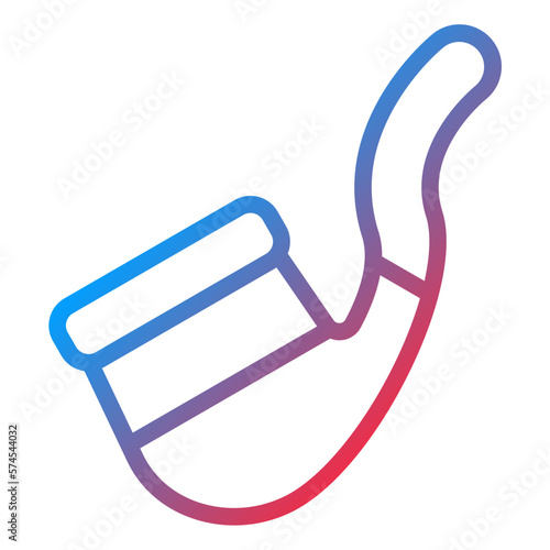 Vector Design Smoking Pipe Icon Style