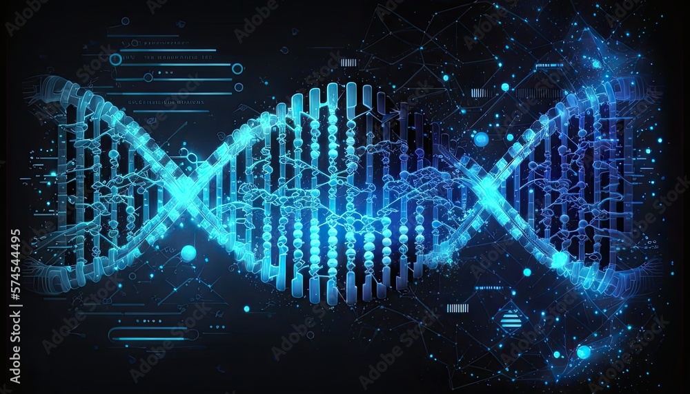 abstract digital big data screen , Generative AI abstract digital big data screen , Generative AI