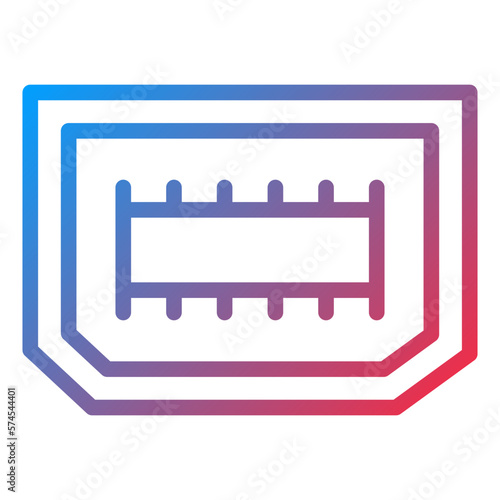 Vector Design Hdmi Port Icon Style