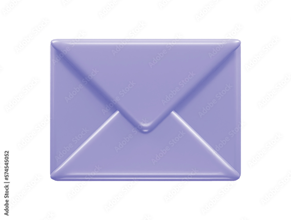 Message icon 3d rendering vector illustration Message icon 3d rendering vector illustration