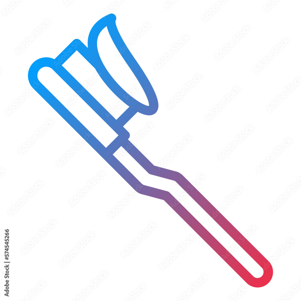 Vector Design Brushing Icon Style