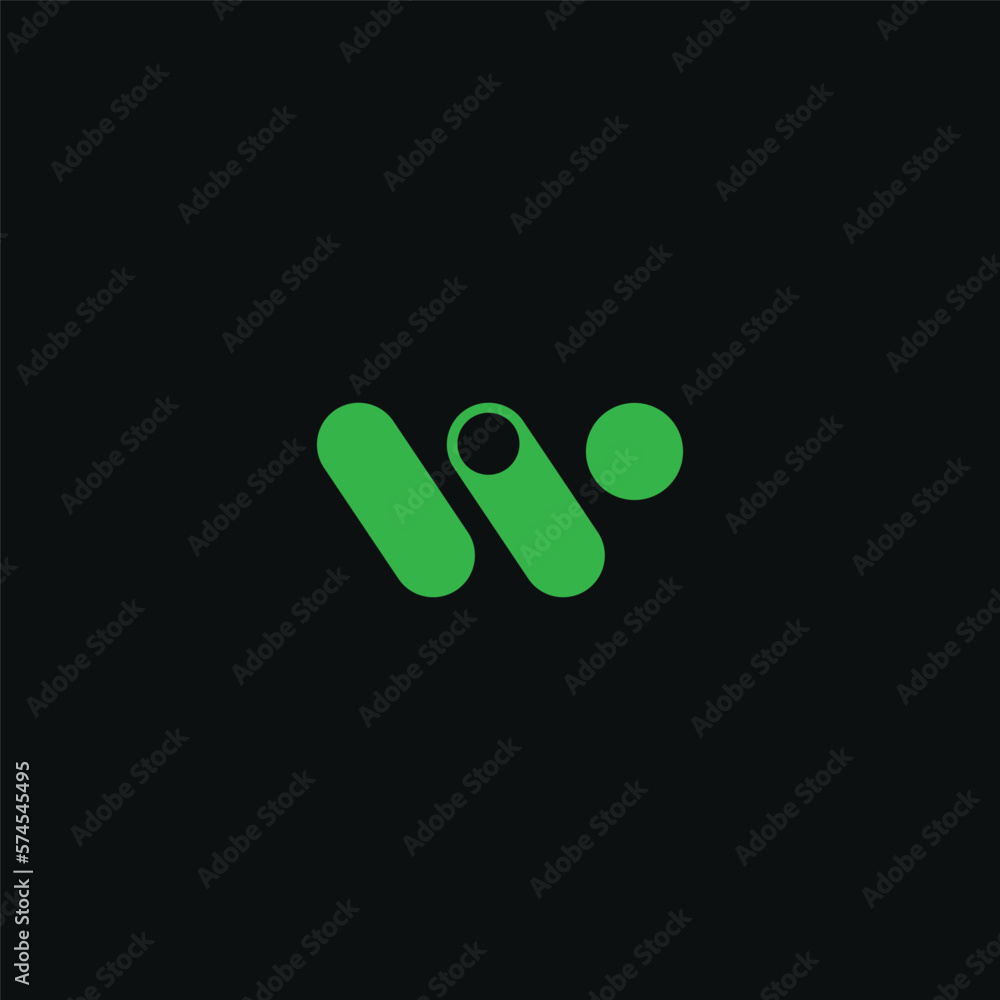 Green W logo Vector Green W logo Vector
