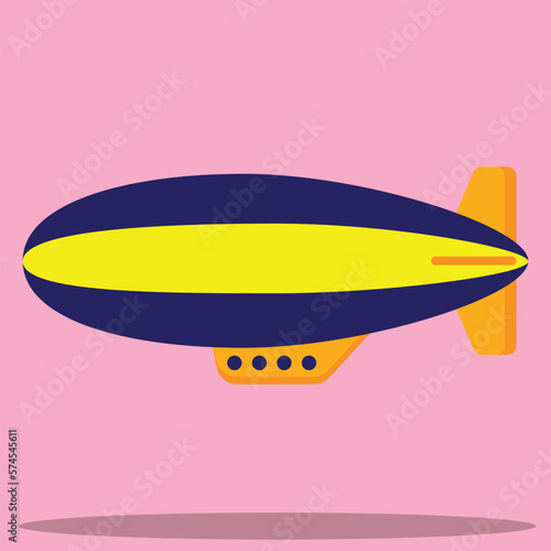 Air blimp icon. Subtable to place on transportation, etc.