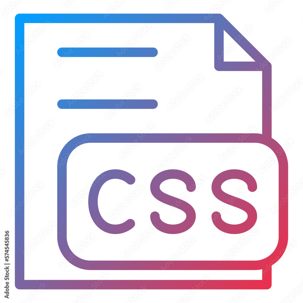 Vector Design CSS File Icon Style Vector Design CSS File Icon Style