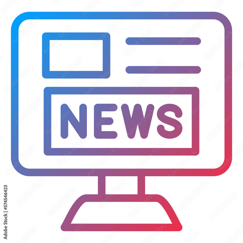 Vector Design News Portal Icon Style Vector Design News Portal Icon Style
