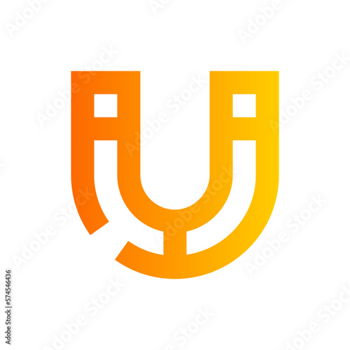 magnet gradient icon