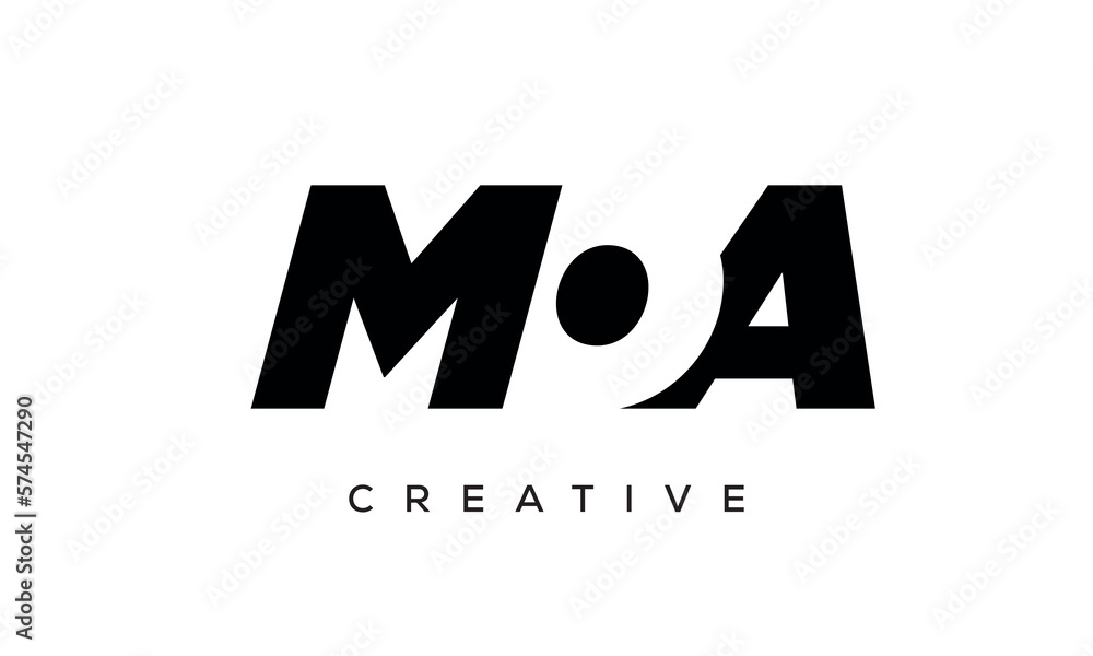 MOA letters negative space logo design. creative typography monogram vector
MOA letters negative space logo design. creative typography monogram vector