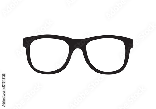 Glasses icon. Eyeglasses for nerd. Spectacles for geek. Glasses for eye. Frame for optical glass. Logo of sunglasses. Hipster specs for reading and vision.