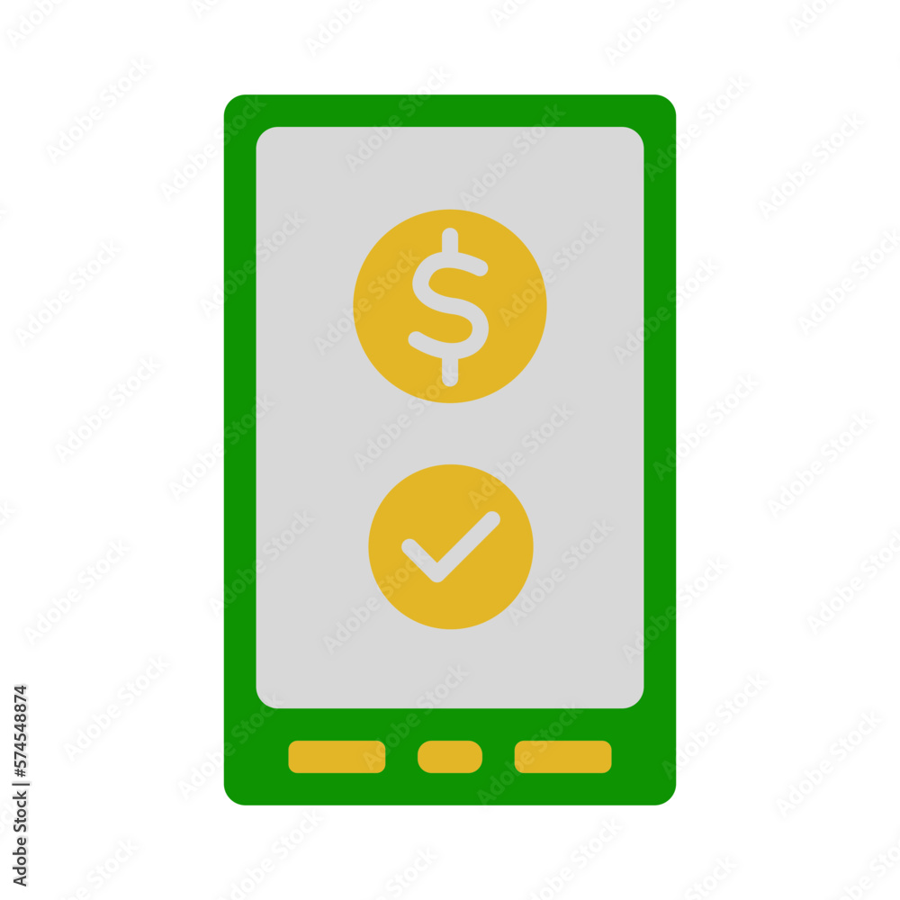 DIGITAL PAYMENT simple flat design vector icon DIGITAL PAYMENT simple flat design vector icon