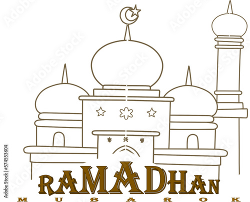Ramadhan Mubarak Background photo