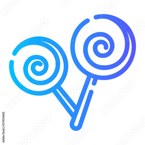 lolipop gradient icon