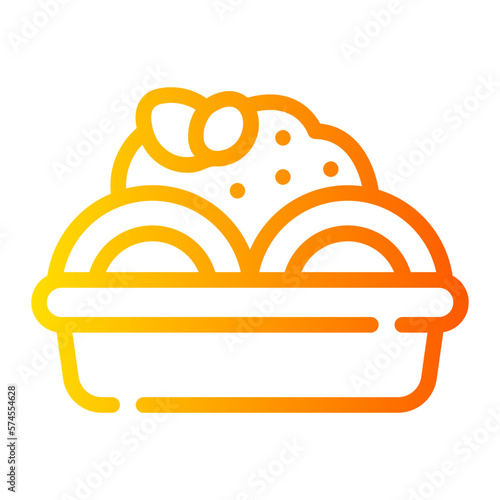 meatballs gradient icon