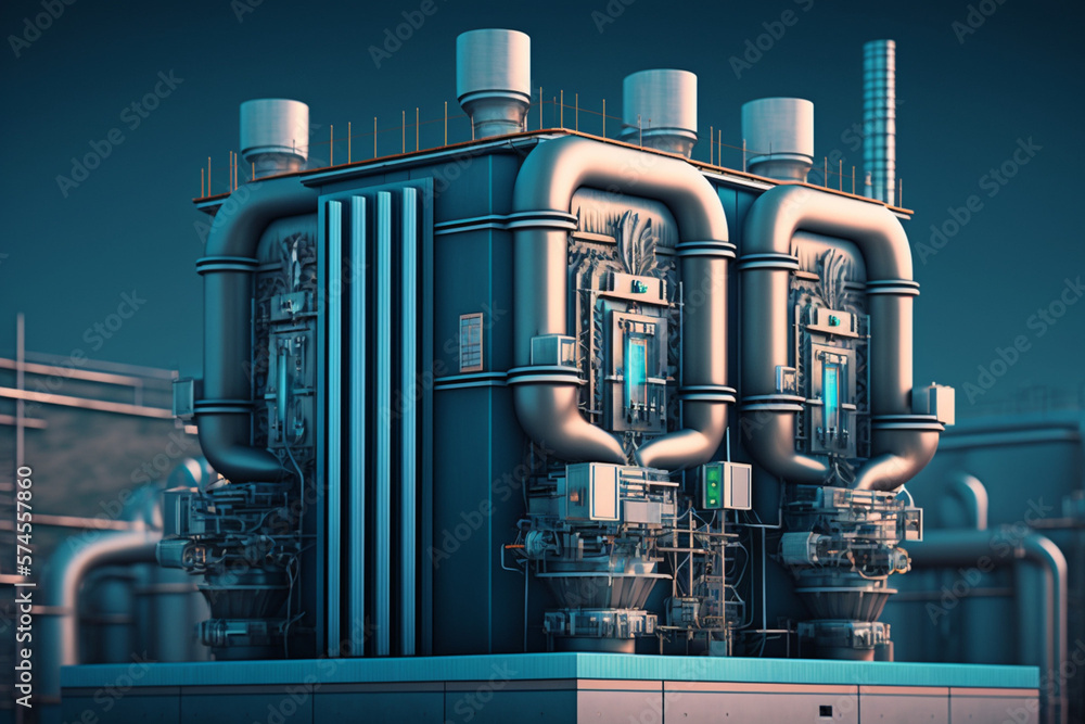 a fuel cell power plant, highlighting the potential of hydrogen fuel