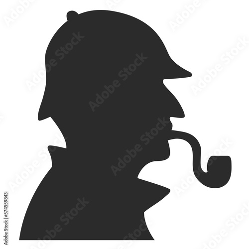 Sherlock holmes silhouette photo