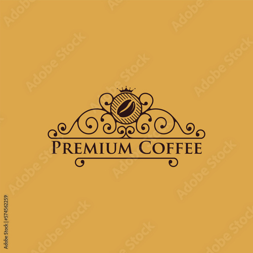 Vintage Coffee Logo and Label, Coffee Logo Template, Caffeine Logotype, Retro Vintage Insignia, Retro Coffee Badge, Vector Illustration
