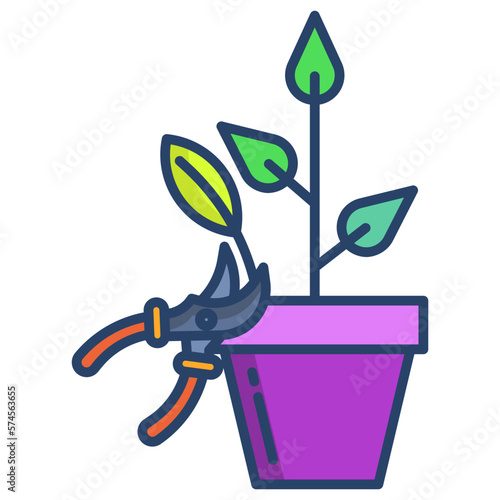 pruning shrubs icon