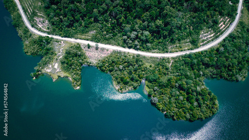 Aerial View of Semenyih Dam photo