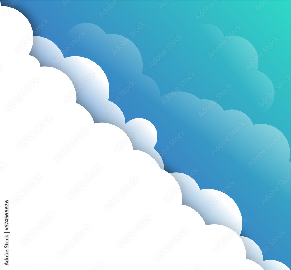 Sky with cloud background