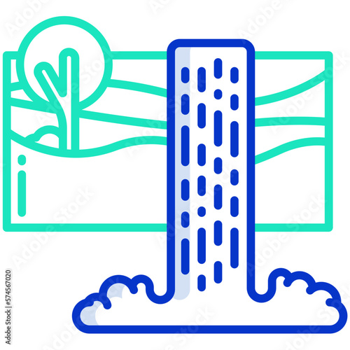 Waterfall icon