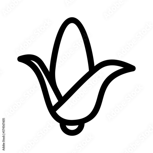 corn icon or logo isolated sign symbol vector illustration - high quality black style vector icons
