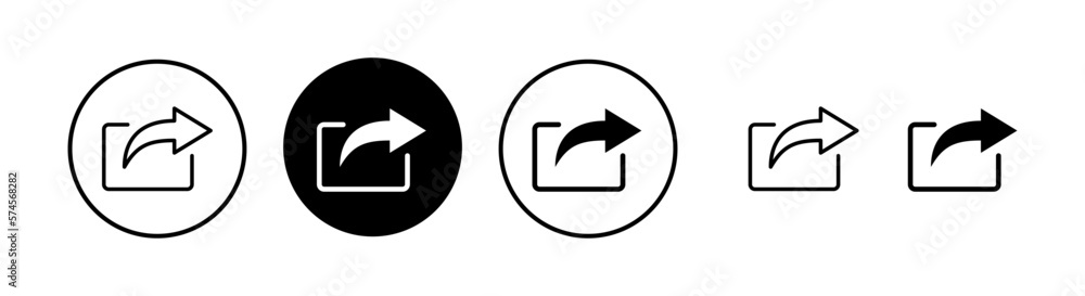 Share icon vector illustration. Sharing sign and symbol Share icon vector illustration. Sharing sign and symbol