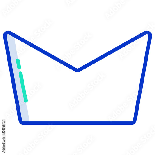 Concave Geometry Shape icon