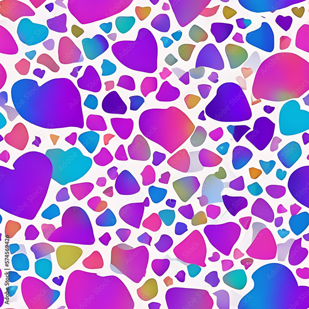 seamless pattern with hearts seamless pattern with hearts