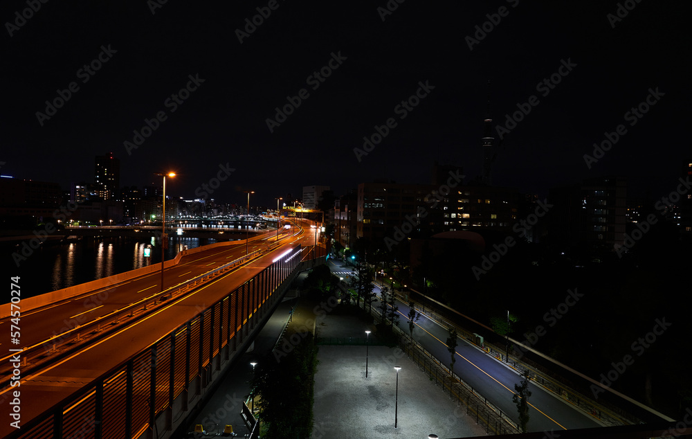 Fototapeta premium 東京両国の景色