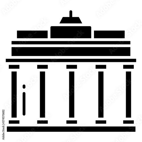 Brandenburg gate icon