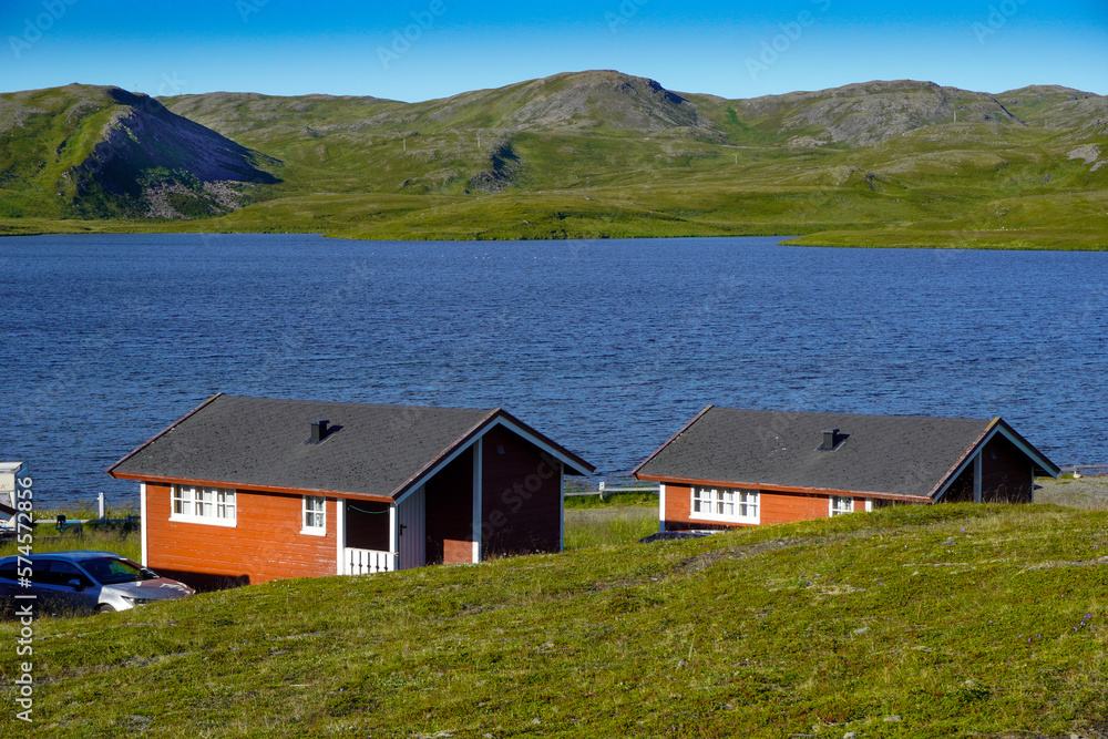 Fjord en Norvège, montagne, océan, nature