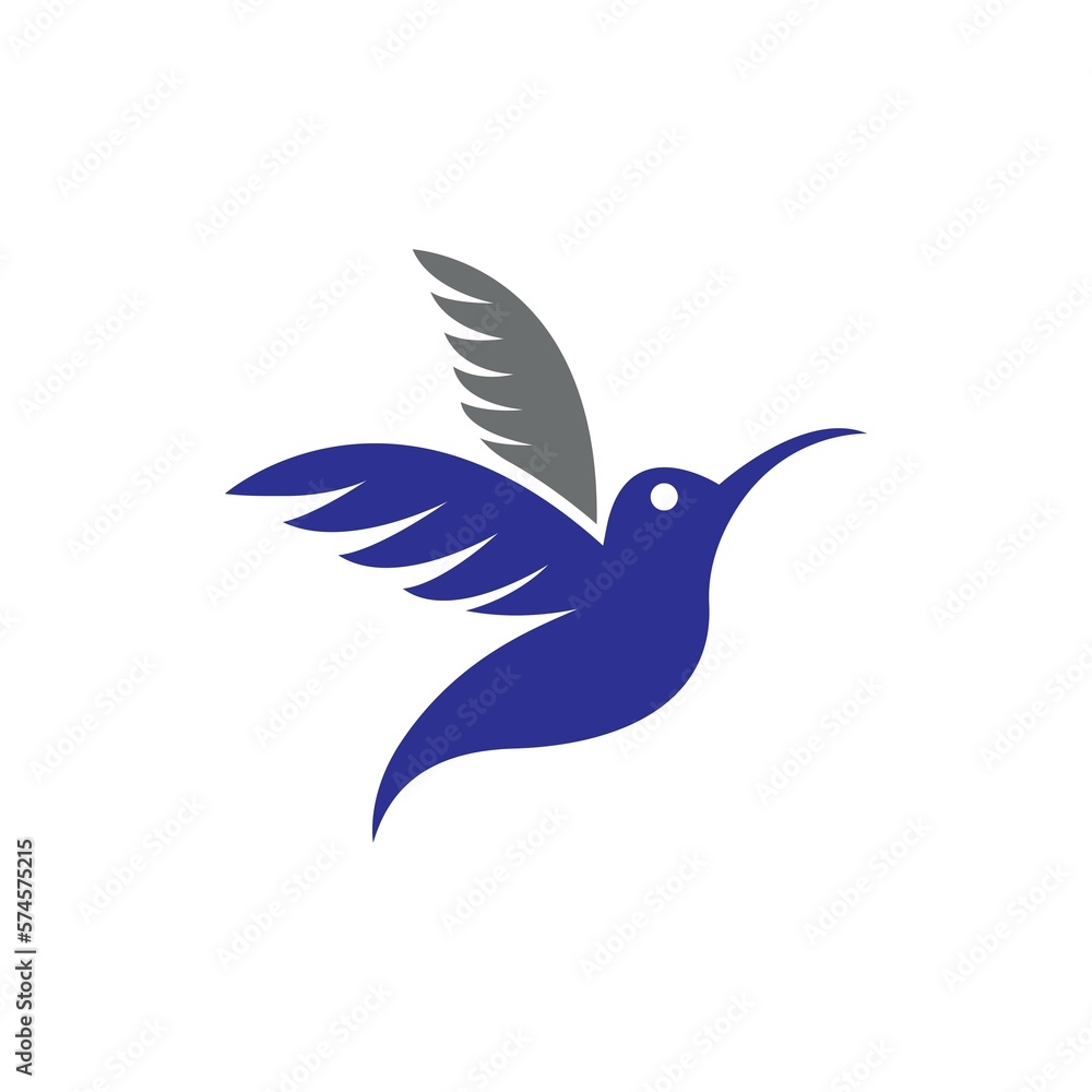 Fototapeta premium Colibri bird logo images