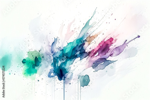 Abstract watercolor hand drawn watercolor background