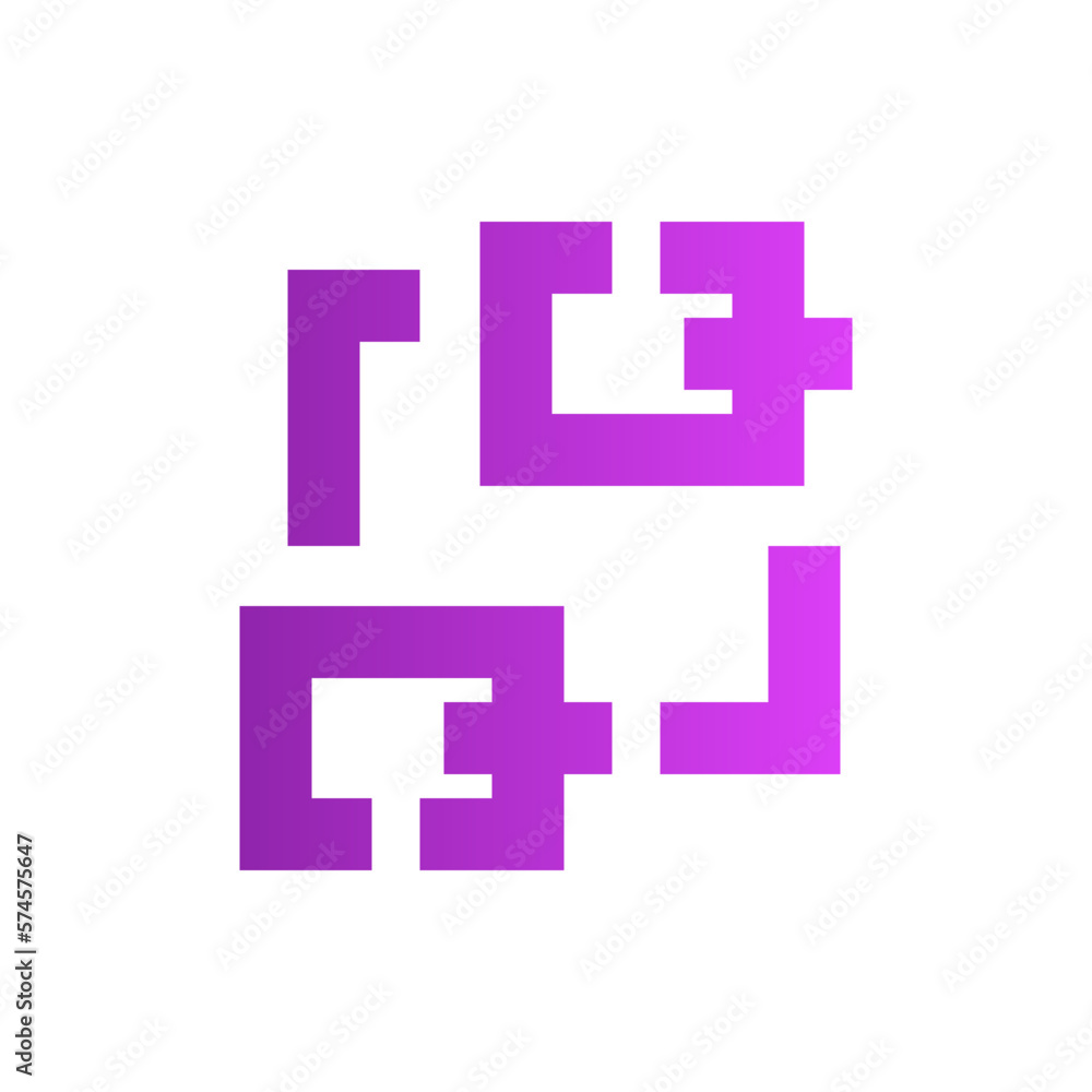 Obraz premium trading gradient icon