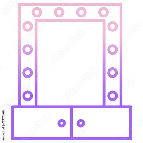 dressing table  icon
