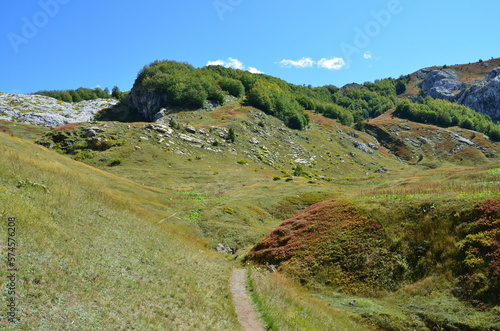 Wallpaper Mural The mountains of the Prokletije National Park in the autumn near the Grebaje Valley of Montenegro. The Accursed Mountains. Albanian Alps. Torontodigital.ca