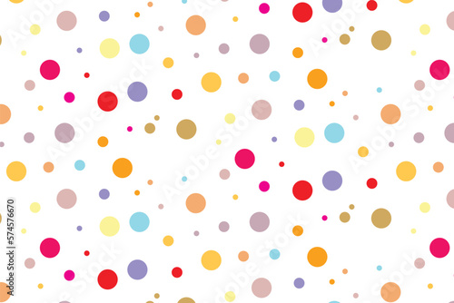 abstract polka seamless pattern for paper cloths.